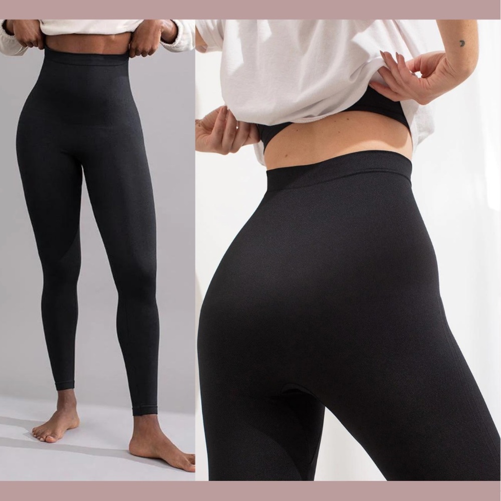 NWT $60 Shapermint Empetua [ XXL 2XL ] High Waisted Shaping‎ Leggings Black